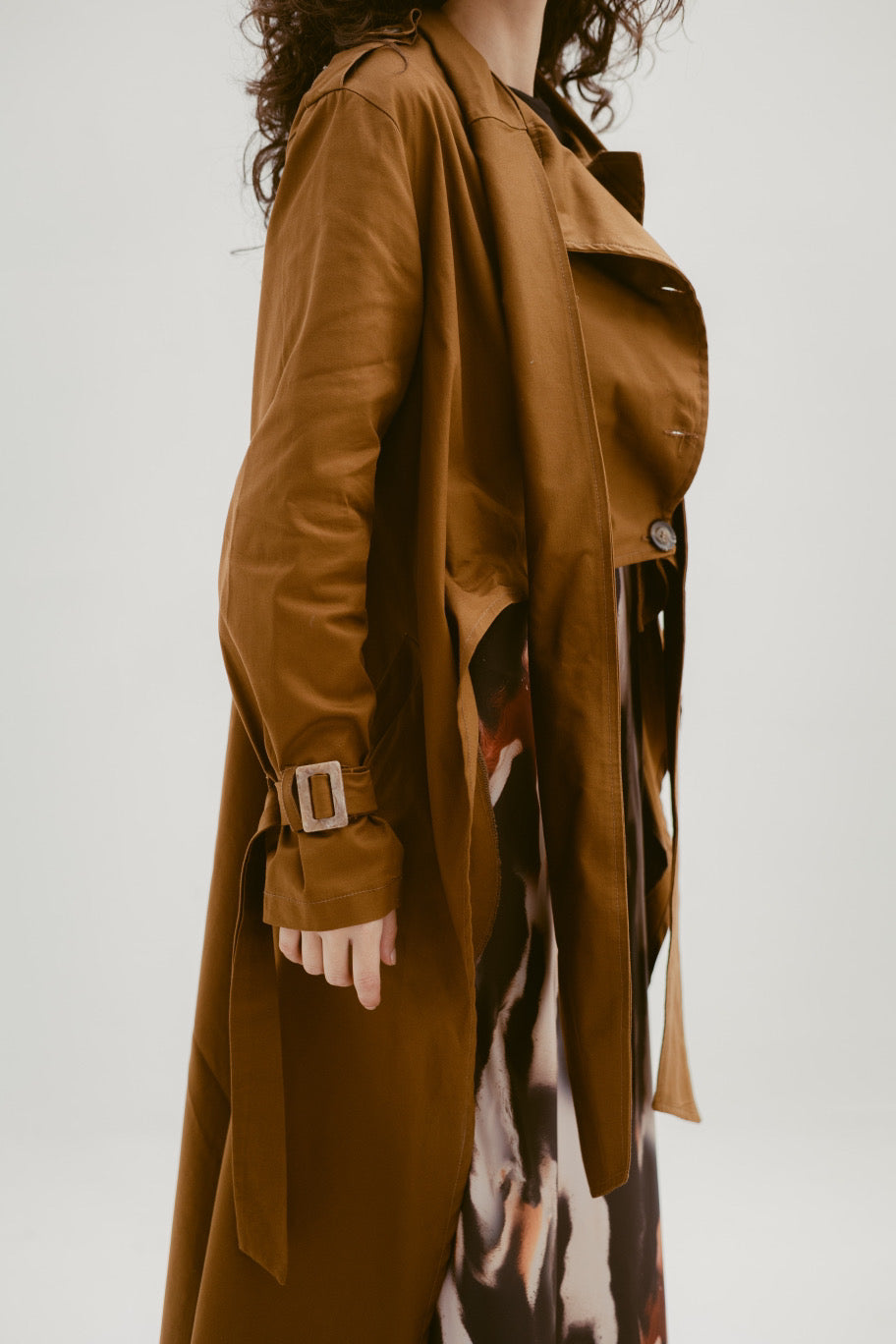 High & Low Trench Coat
