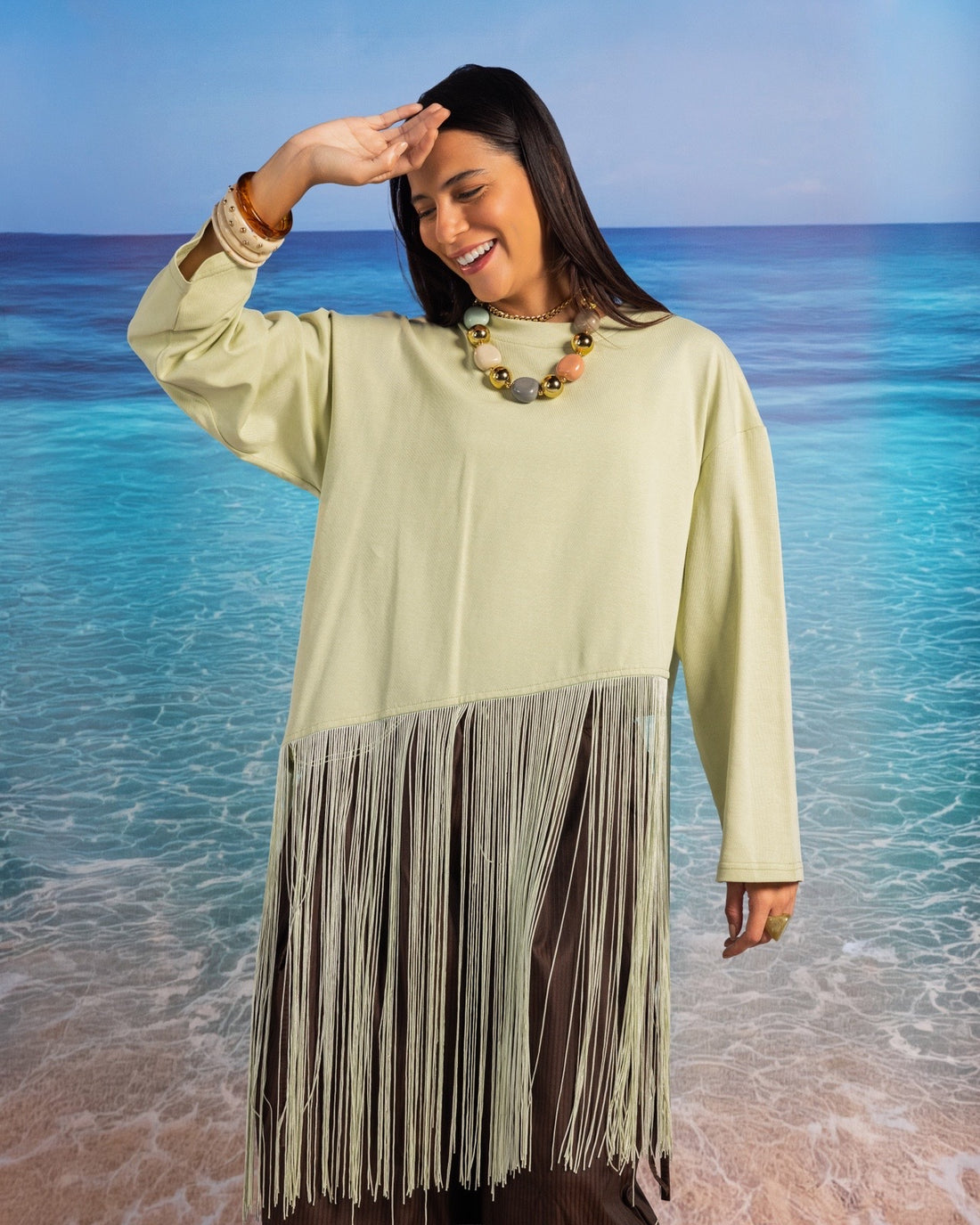 Fringes Cotton Top