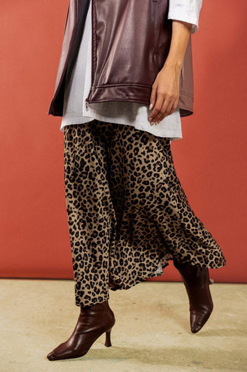 Leo Silk Skirt