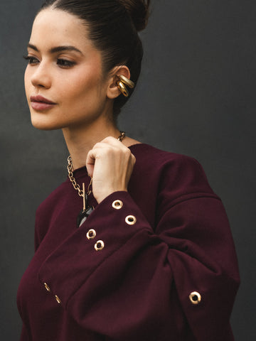 Bangle Detail Sweatshirt