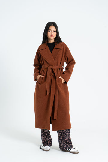 Haven Wool Coat - Brown