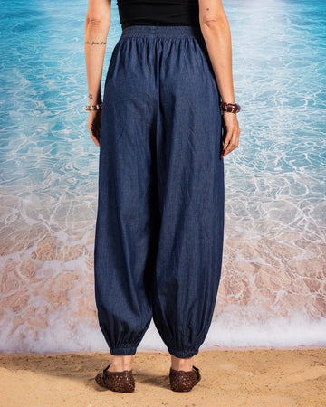 Aura Denim Ballon pants