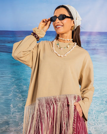 Fringe Cotton Top