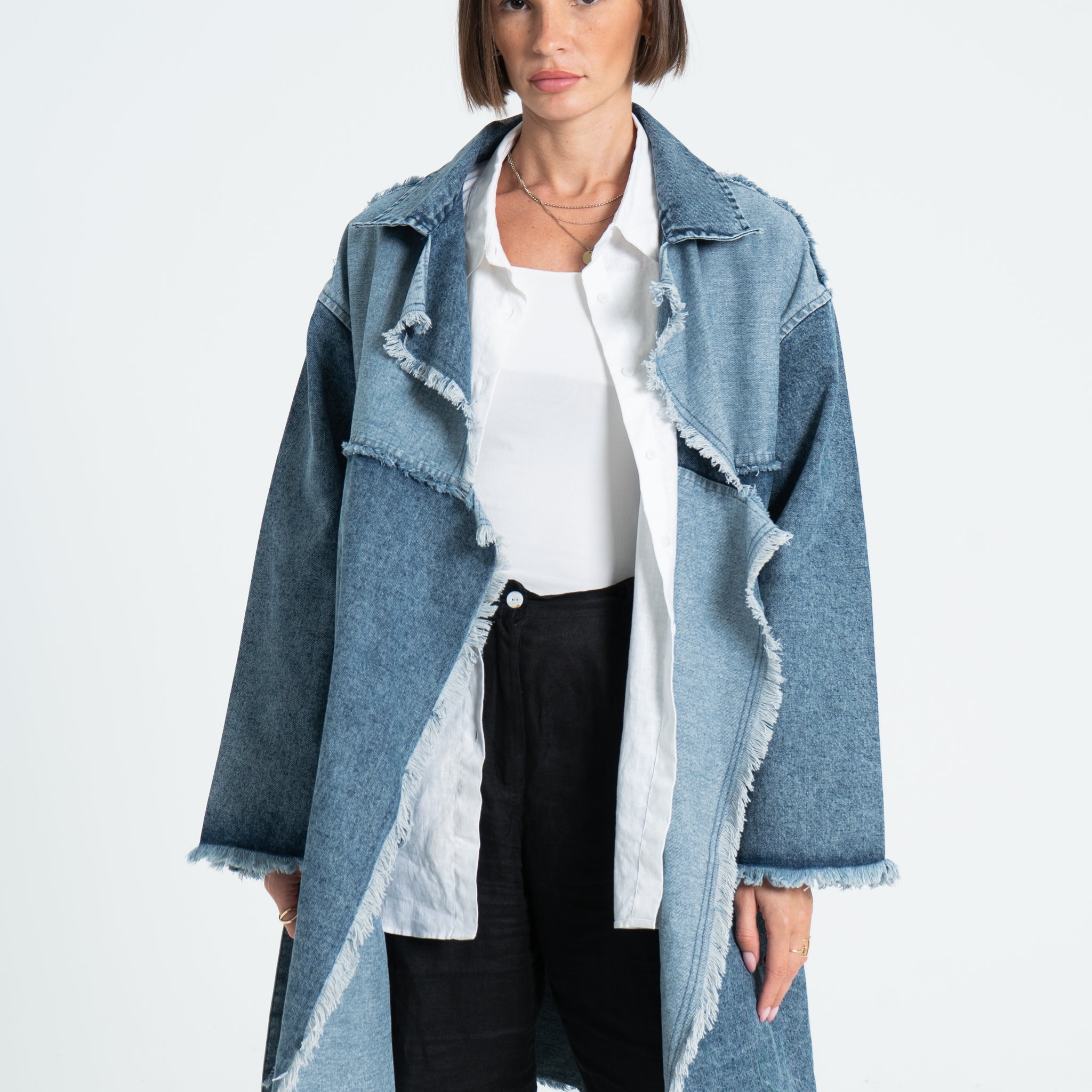 Jacket Without Design Denim Jacket without belt