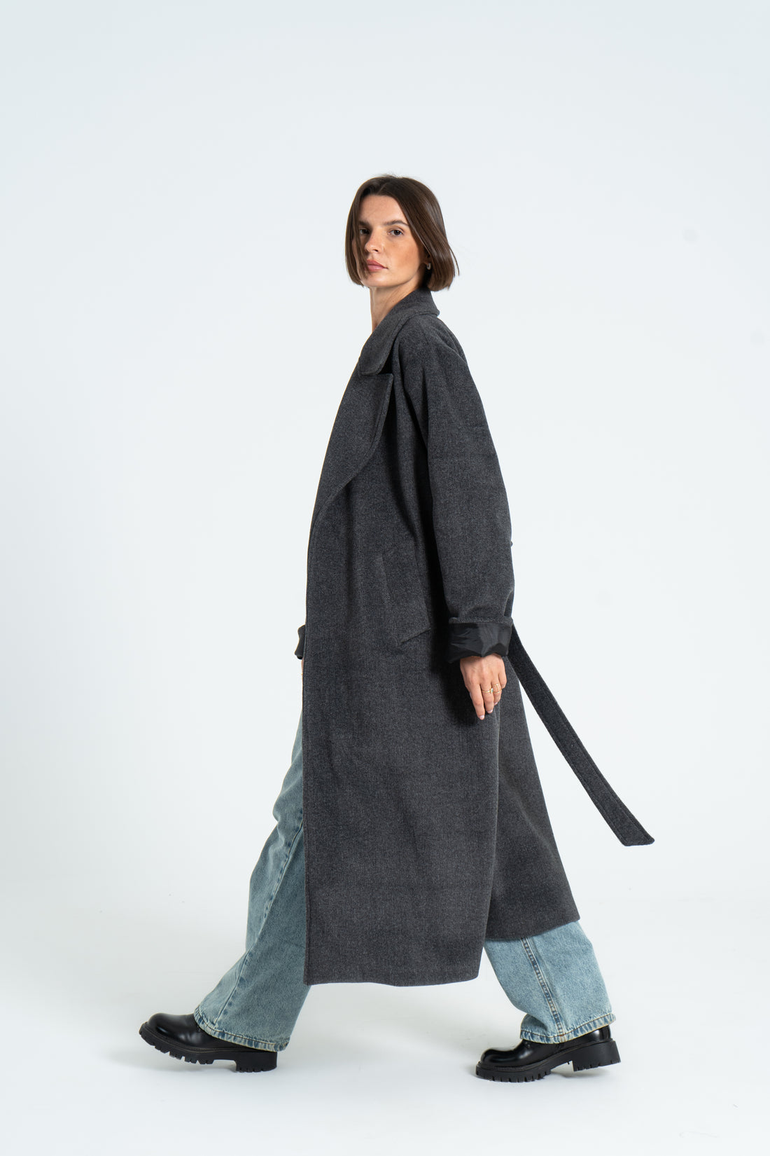 Haven Wool Coat - Grey