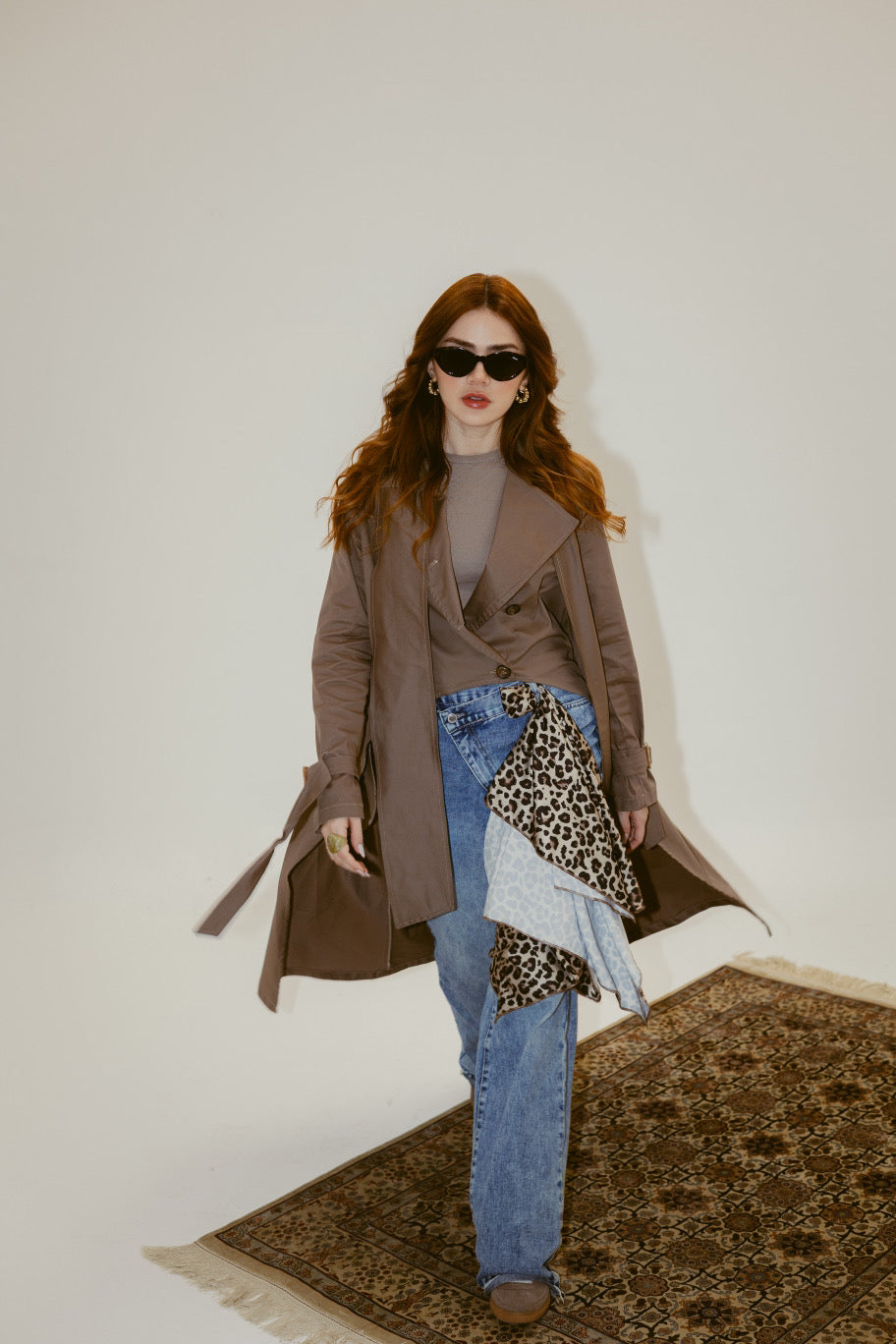 High & Low Trench Coat