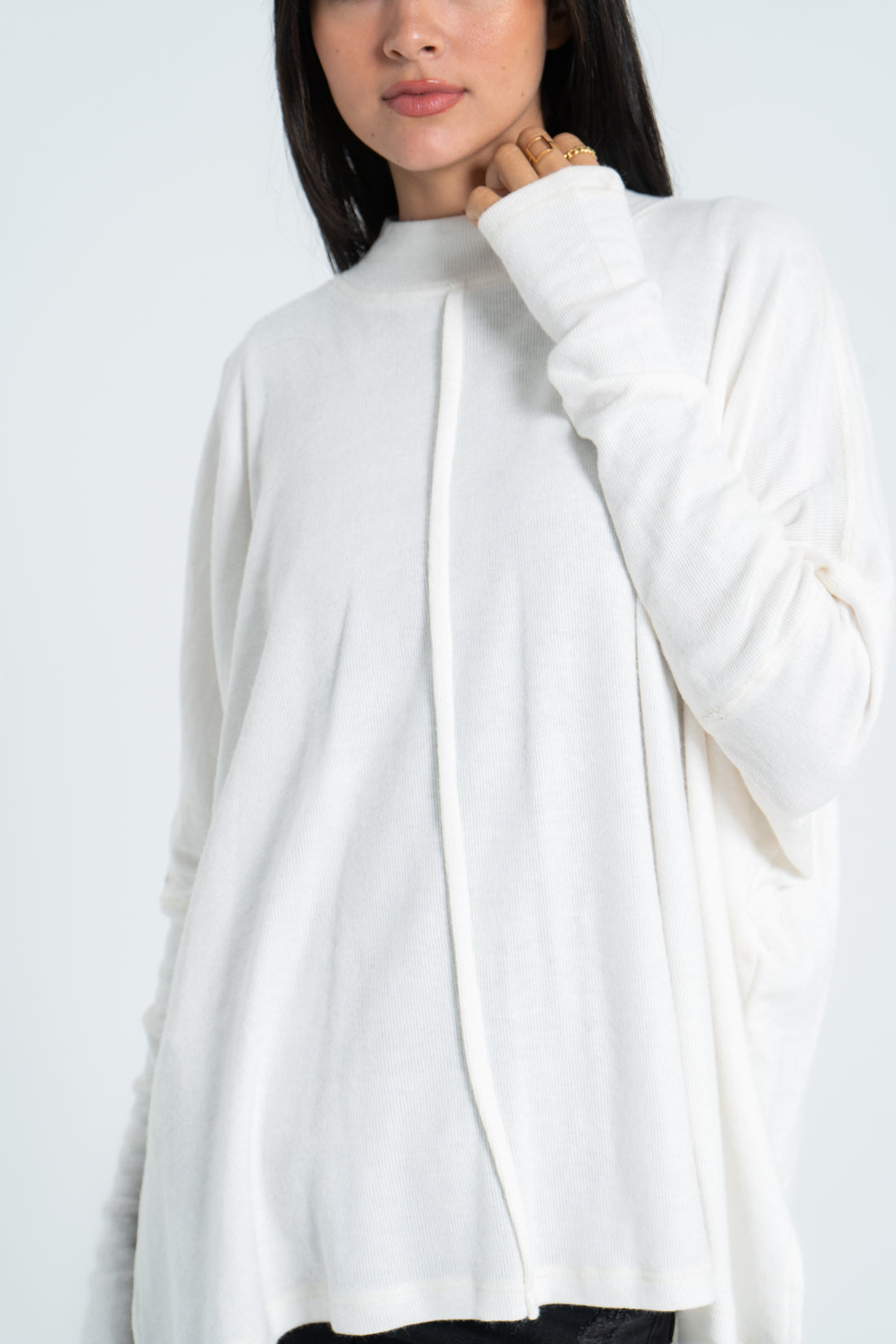 Essential Wool Blouse - Off White