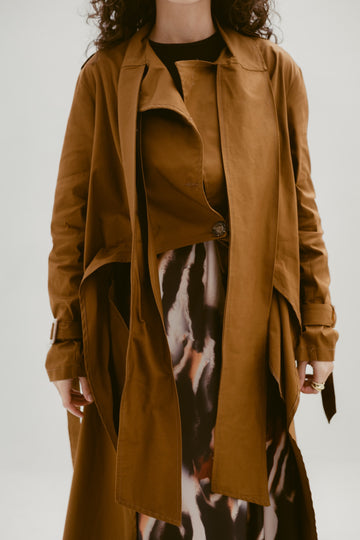High & Low Trench Coat