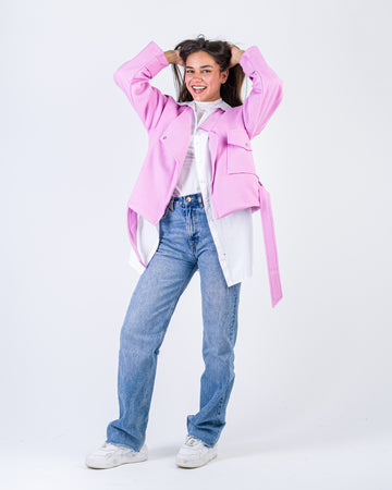 Terra Cropped Jacket - Lavender