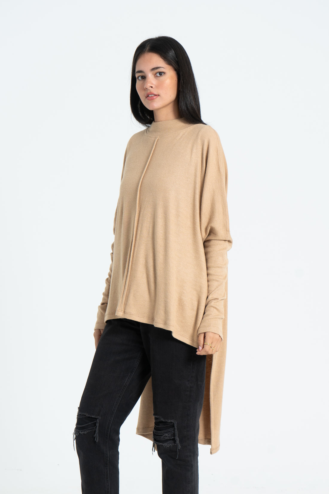 Essential Wool Blouse - Beige