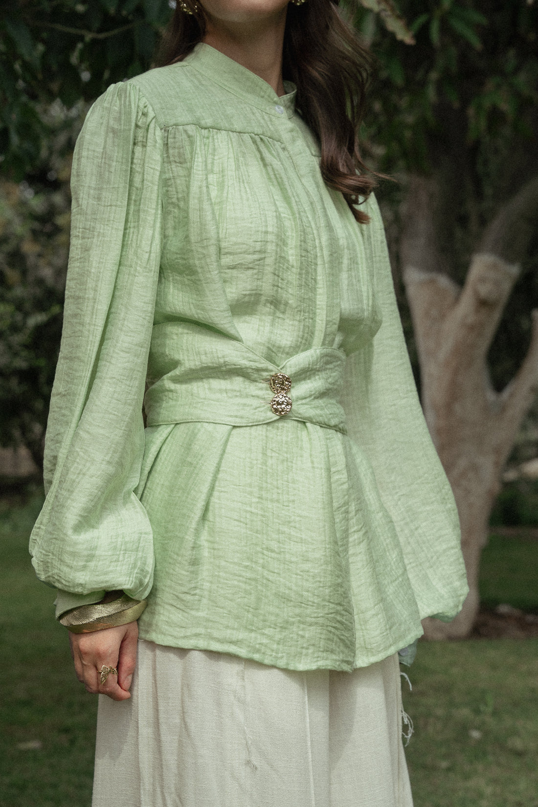 Bold Waist Blouse