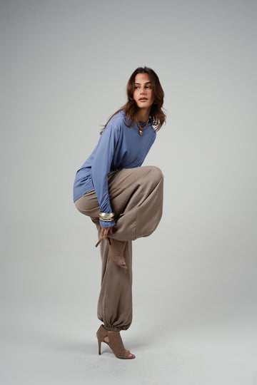 Minimal Button Cotton Top