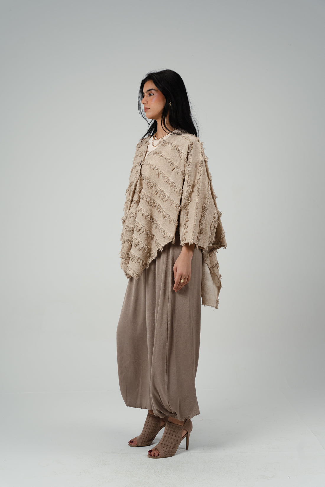 Fringes Cozy Knit Cardigan