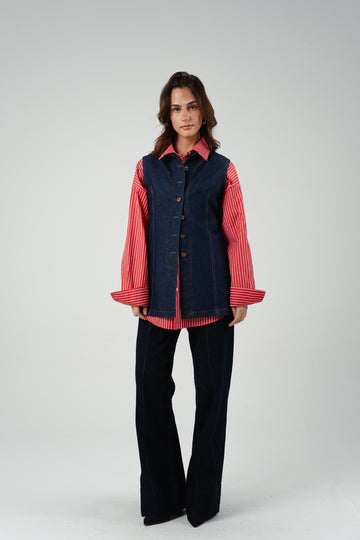 Edge Denim Vest(new edition)