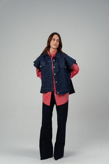 Edge Denim Vest(new edition)